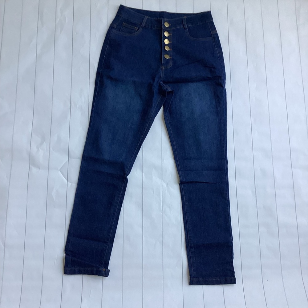 High Waisted a Women’s Denim Jeans - Picture 2 of 3